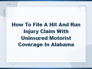 How to File a Hit and Run Injury Claim with Uninsured Motorist Coverage in Alabama